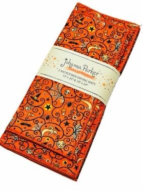 Johanna Parker Orange Halloween Microfiber Drying Mats - 2 Pack